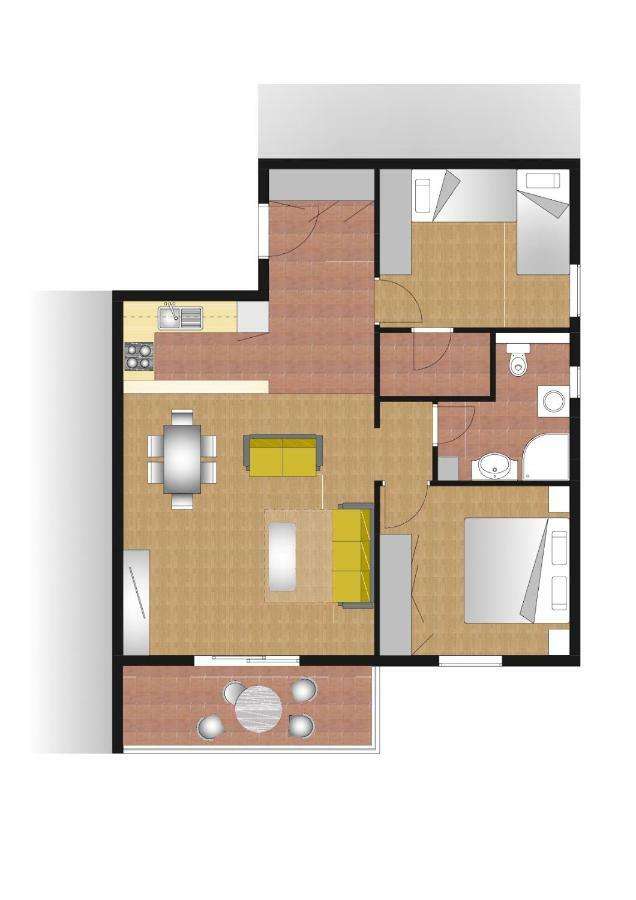 Apartment Sanja Baska Voda Exterior photo